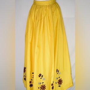 Eloquii Yellow Maxi Skirt